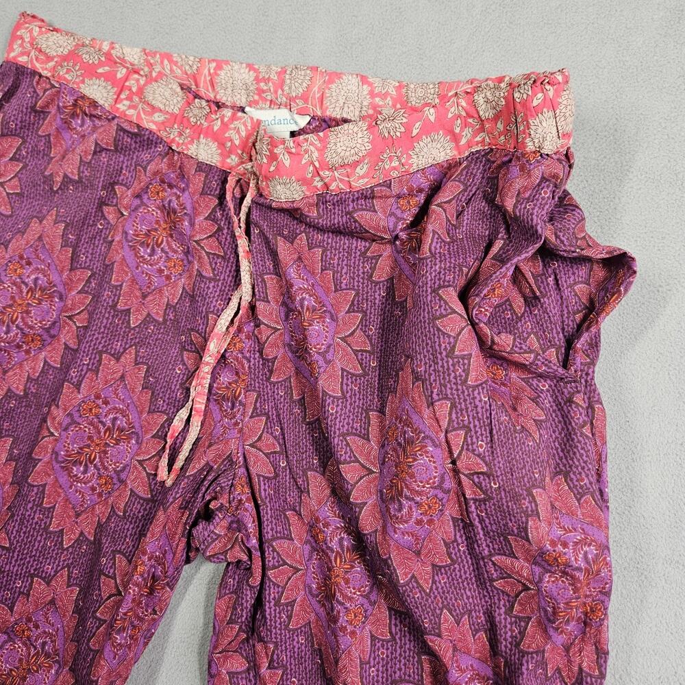 Sundance Leia Pants Womens Small Ikat Floral Drawstring Pockets Cropped Lot of 2 - Picture 11 of 15